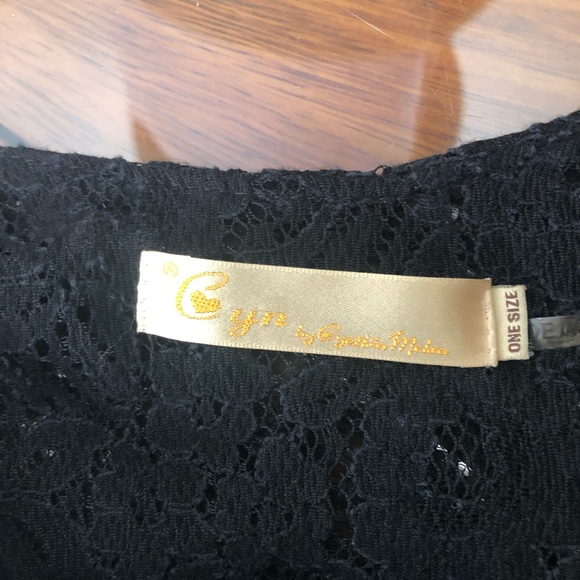 Black crochet crop top - Picture 5 of 5